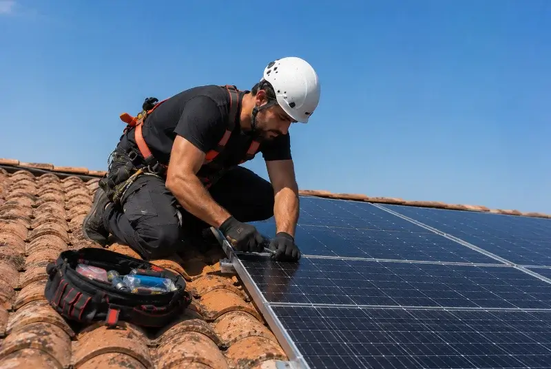 Maintenance et monitoring de panneaux solaires à Grenade
